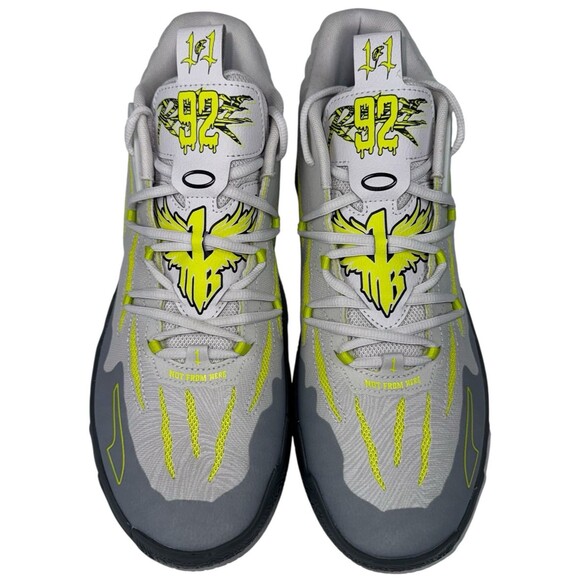 Puma Mens Size 13 MB.03 Melo Basketball Shoes Chino Hills Grey 379235-01 NEW main image 4